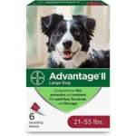 Advantage II For Large Dogs (6 Pack)