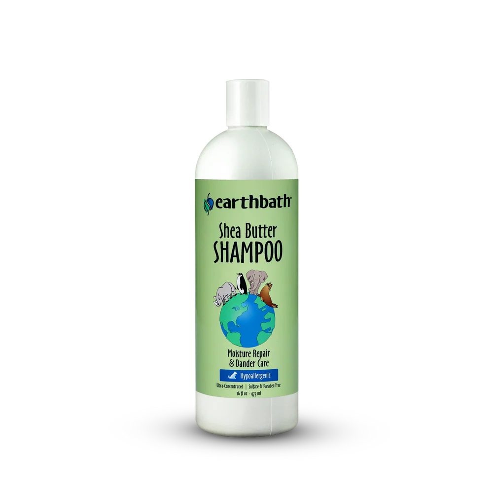 PU1P-SheaButter-Shampoo-Front_1000x_052bb342-6062-4031-b0f5-e13024206572 Earthbath - Hypo-Allergenic Shea Butter Shampoo - Image 1