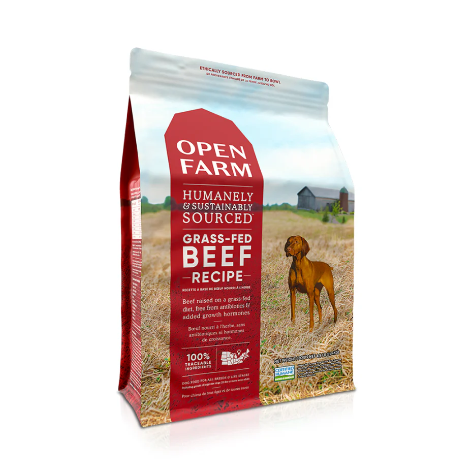 Untitled_931x931px Open Farm Grass-Fed Beef Dog Food (22 LB) - Image 1