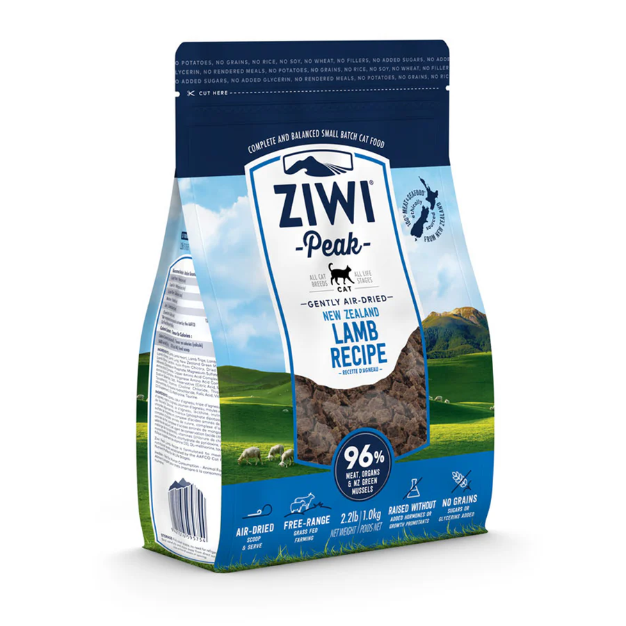 cat-lamb-front-angled-2-2lb_900x_fefdd4ce-65a3-4117-92e2-9ec2ca7f76a9 ZIWI Peak Lamb Cat Food (14 OZ) - Image 1